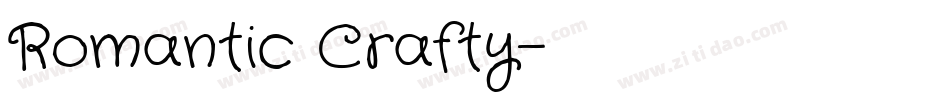 Romantic Crafty字体转换
